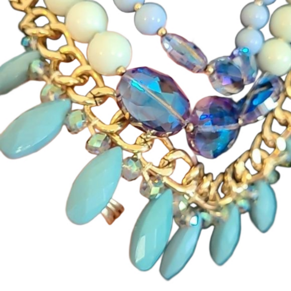 Talbots Statement Multi Strand Necklace - Picture 9 of 10